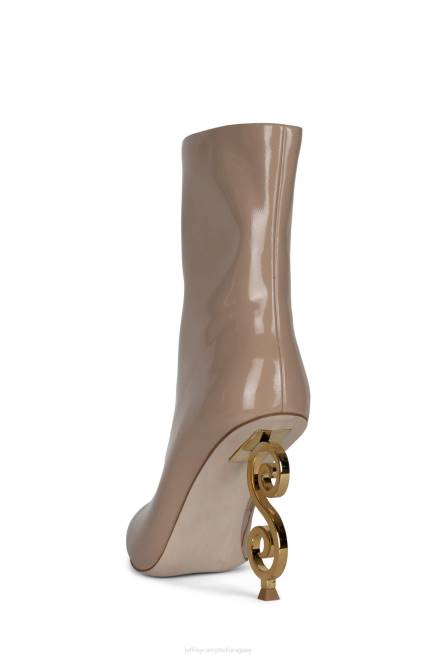 mujer musaí Jeffrey Campbell F6JX389 botines oro natural de patente