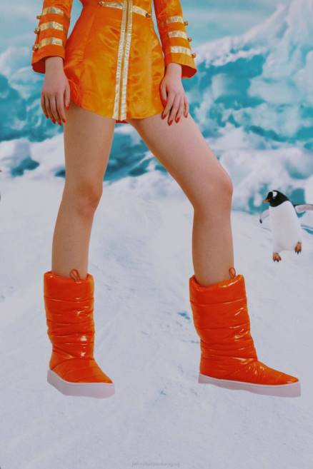 mujer nevado-2 Jeffrey Campbell F6JX435 botines naranja