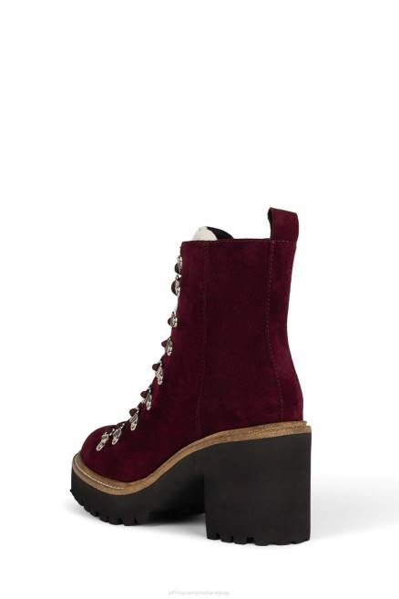 mujer oque-2 Jeffrey Campbell F6JX368 botines vino ante marfil