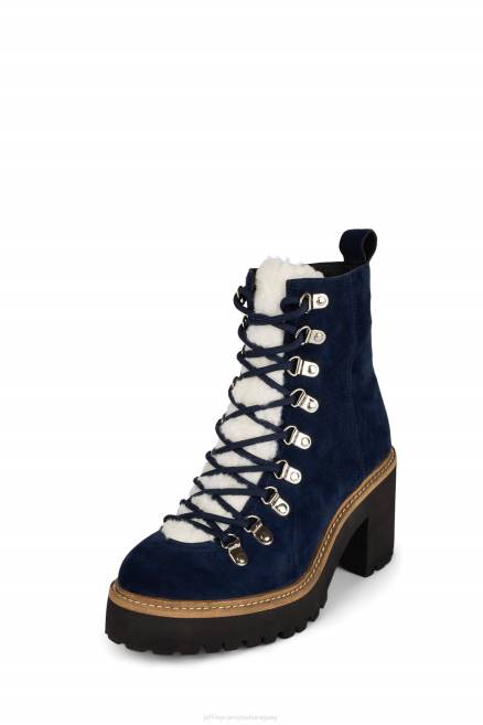 mujer oque-2 Jeffrey Campbell F6JX369 botines ante marino marfil