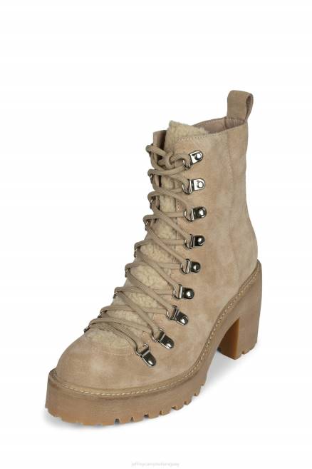 mujer oque-2 Jeffrey Campbell F6JX473 botines ante hielo marfil miel