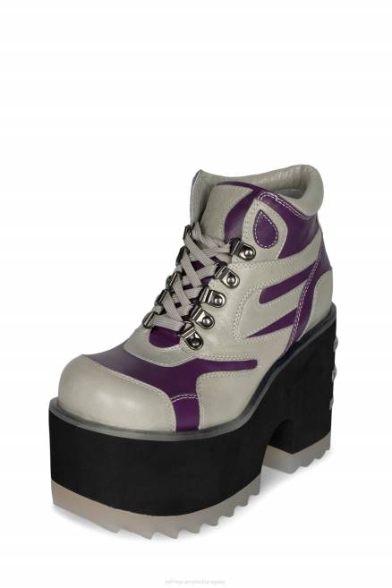 mujer peligros Jeffrey Campbell F6JX351 botines gris morado