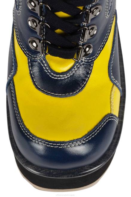 mujer peligros Jeffrey Campbell F6JX354 botines amarillo marino