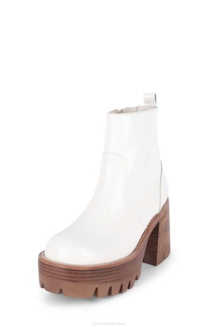 mujer quavo Jeffrey Campbell F6JX483 botines charol blanco