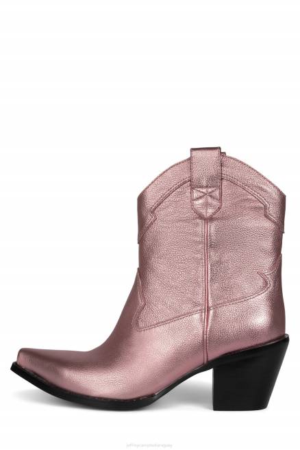 mujer ranchero-l2 Jeffrey Campbell F6JX396 botines rosa metalizado