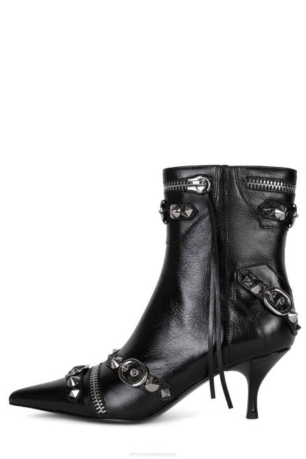 mujer rock alternativo Jeffrey Campbell F6JX306 botines plata negra