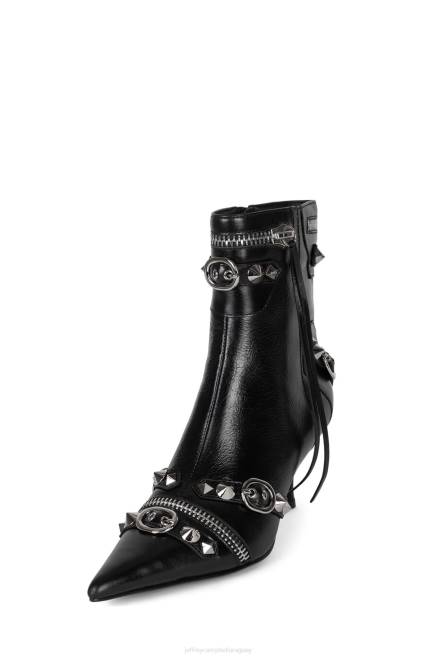 mujer rock alternativo Jeffrey Campbell F6JX306 botines plata negra