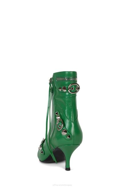 mujer rock alternativo Jeffrey Campbell F6JX308 botines plata verde