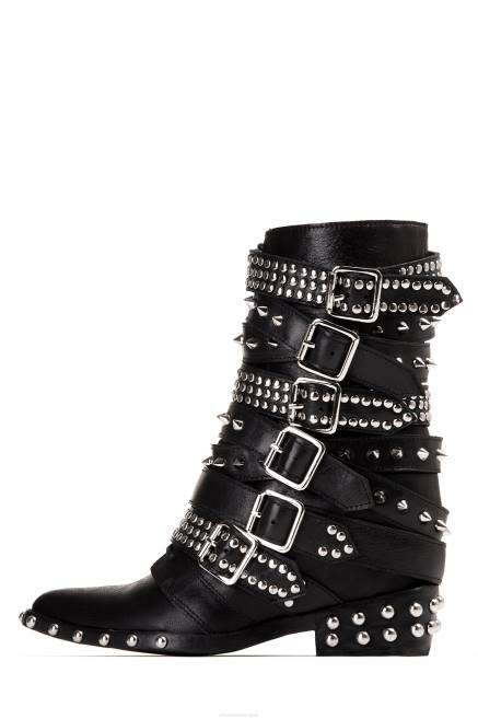 mujer semental draco Jeffrey Campbell F6JX665 botines plata negra