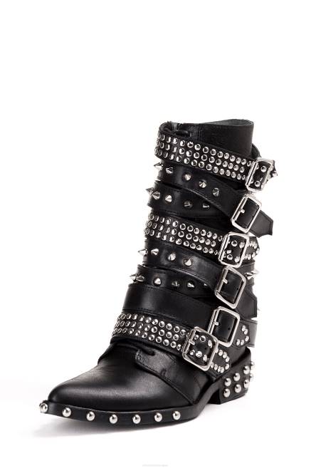 mujer semental draco Jeffrey Campbell F6JX665 botines plata negra