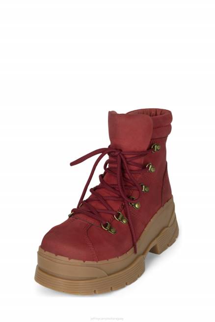 mujer siguiendo Jeffrey Campbell F6JX438 botines rojo