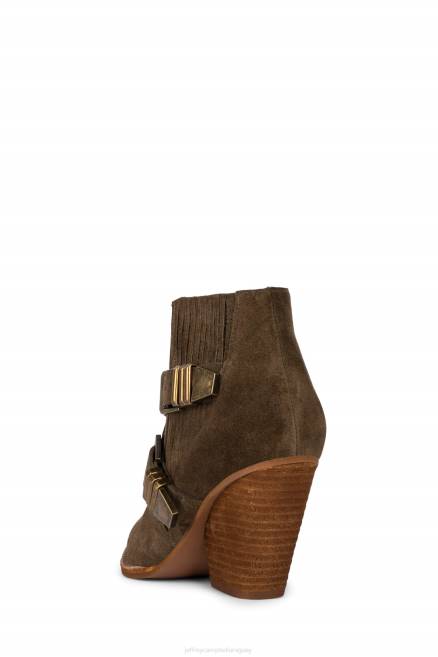 mujer tejano Jeffrey Campbell F6JX440 botines ante caqui