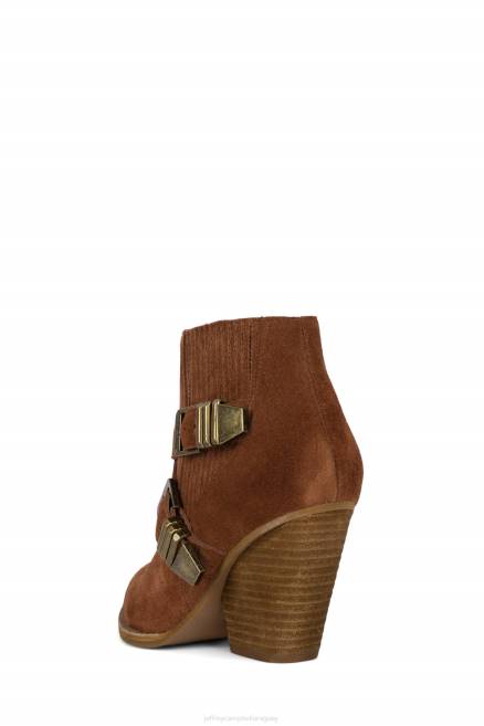 mujer tejano Jeffrey Campbell F6JX482 botines ante coñac