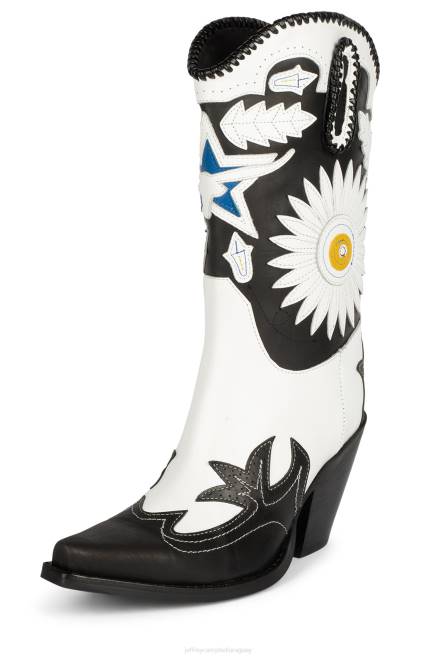 mujer texarana Jeffrey Campbell F6JX607 botines combinación azul negro