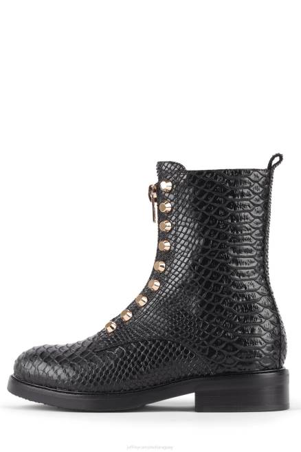 mujer tonette Jeffrey Campbell F6JX653 botines serpiente negra