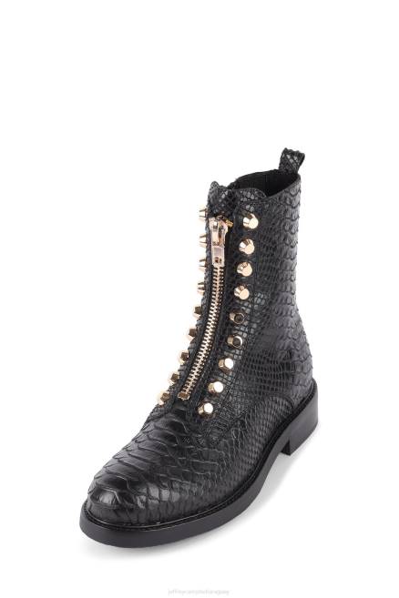 mujer tonette Jeffrey Campbell F6JX653 botines serpiente negra