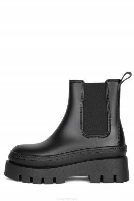 mujer tormenta de lluvia Jeffrey Campbell F6JX892 botines negro mate