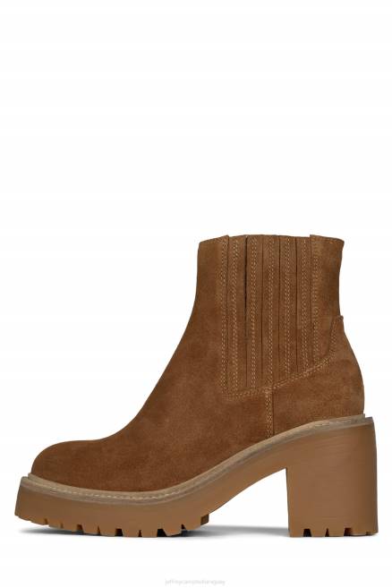 mujer tuckee Jeffrey Campbell F6JX617 botines gamuza bronceada