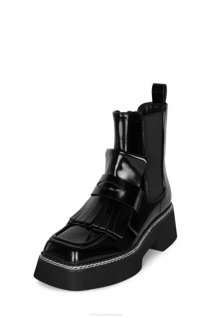 mujer tutor Jeffrey Campbell F6JX530 botines caja negra