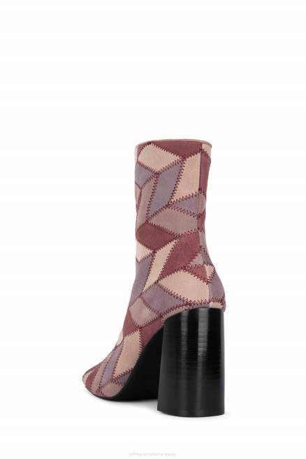 mujer verus-pw Jeffrey Campbell F6JX443 botines ante rosa multicolor