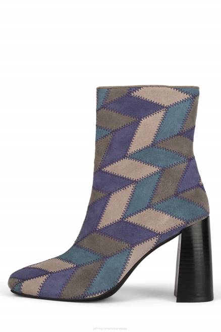 mujer verus-pw Jeffrey Campbell F6JX445 botines ante azul multi