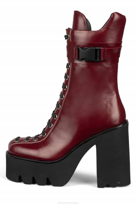 mujer vikingo Jeffrey Campbell F6JX470 botines rojo