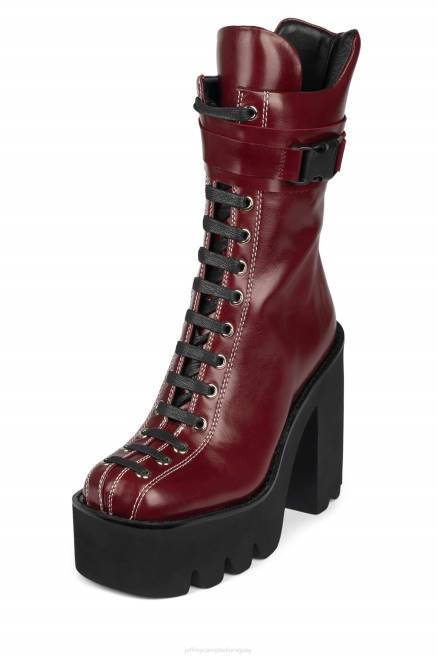 mujer vikingo Jeffrey Campbell F6JX470 botines rojo