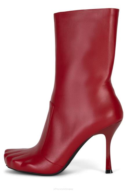 mujer visionario Jeffrey Campbell F6JX322 botines rojo