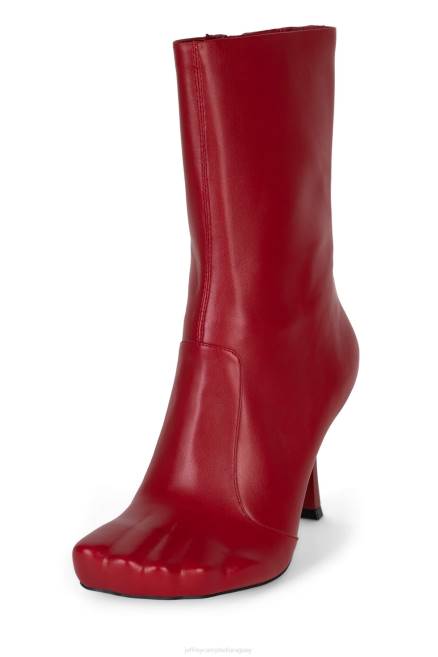 mujer visionario Jeffrey Campbell F6JX322 botines rojo