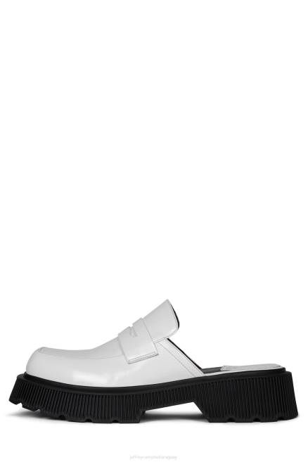 mujer oficina-m Jeffrey Campbell F6JX1767 mocasín y oxford caja blanca