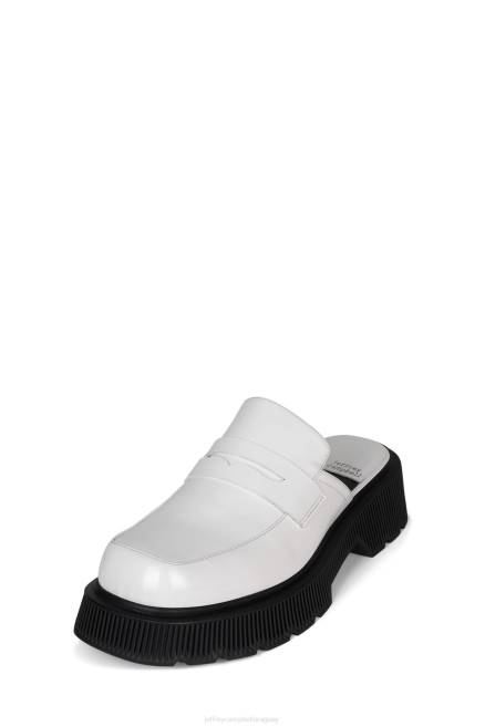 mujer oficina-m Jeffrey Campbell F6JX1767 mocasín y oxford caja blanca