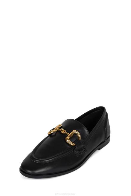 mujer terciopelo Jeffrey Campbell F6JX1773 mocasín y oxford oro negro