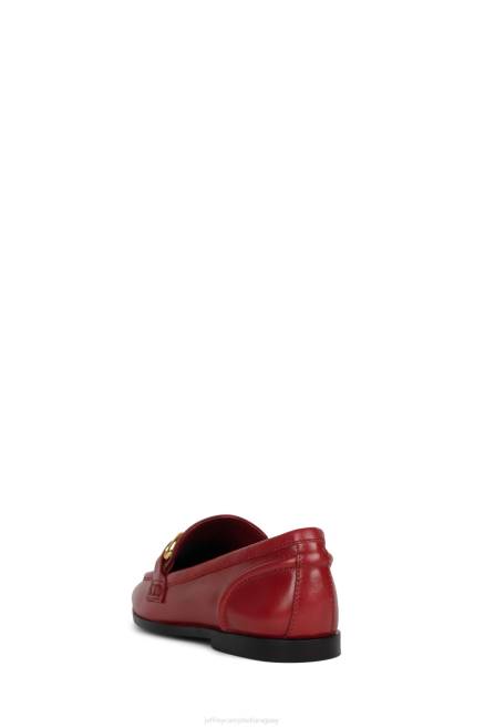 mujer terciopelo Jeffrey Campbell F6JX1774 mocasín y oxford oro rojo