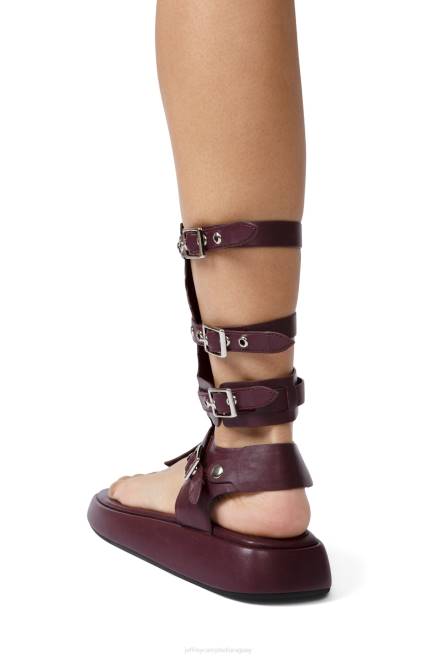 mujer amozonia Jeffrey Campbell F6JX238 sandalias vino