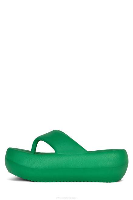 mujer chillaxina Jeffrey Campbell F6JX173 sandalias verde