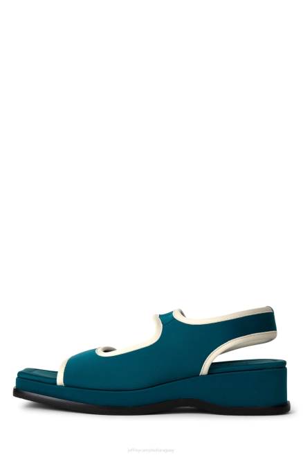 mujer energético Jeffrey Campbell F6JX29 sandalias malla de hielo azul