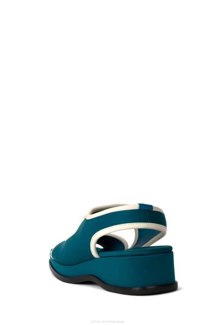 mujer energético Jeffrey Campbell F6JX29 sandalias malla de hielo azul