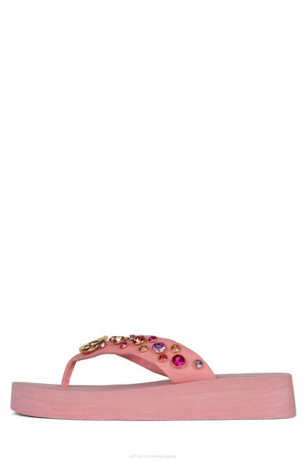 mujer icónicos Jeffrey Campbell F6JX164 sandalias rosa multi