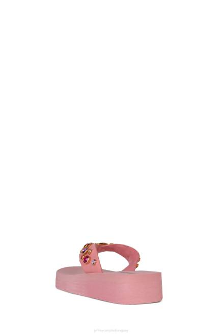 mujer icónicos Jeffrey Campbell F6JX164 sandalias rosa multi