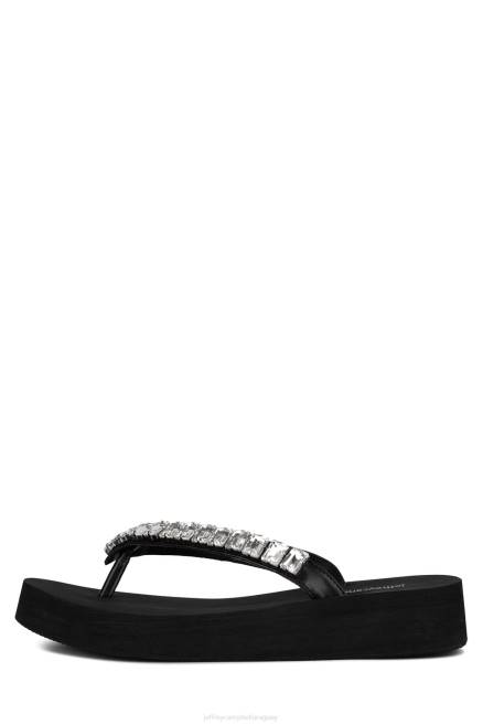 mujer icónicos-s Jeffrey Campbell F6JX181 sandalias negro claro