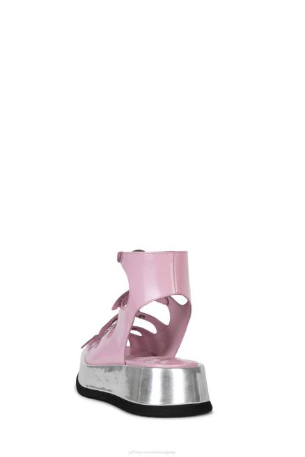 mujer infrarrojo Jeffrey Campbell F6JX221 sandalias caja rosa plata