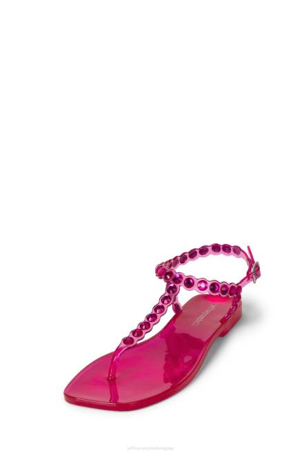 mujer jemmin Jeffrey Campbell F6JX161 sandalias fucsia brillante