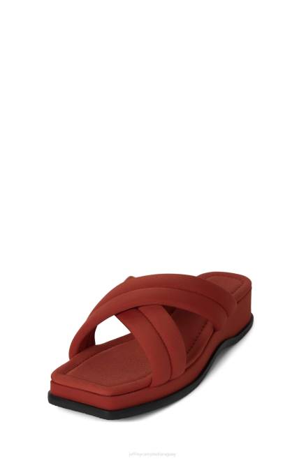 mujer sol-sación Jeffrey Campbell F6JX22 sandalias neopreno rojo