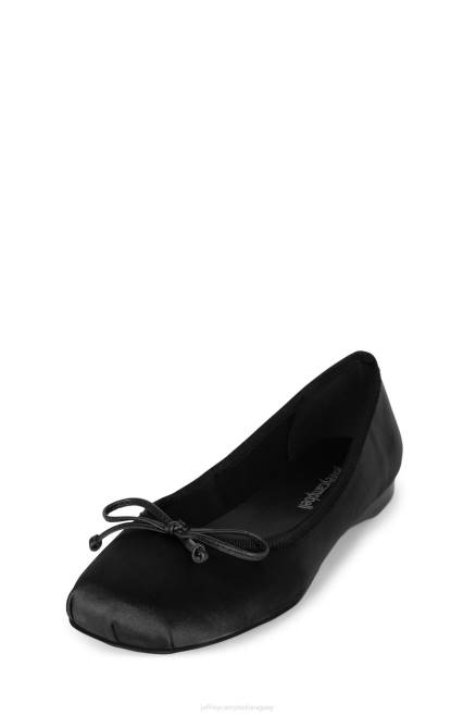 mujer tutú Jeffrey Campbell F6JX46 zapatillas de ballet satén negro