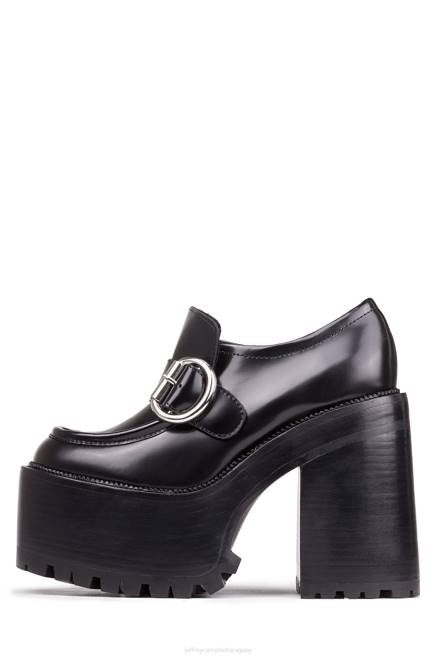 mujer compensar Jeffrey Campbell F6JX1246 bomba de plataforma caja negra