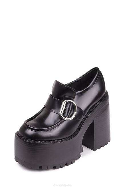 mujer compensar Jeffrey Campbell F6JX1246 bomba de plataforma caja negra