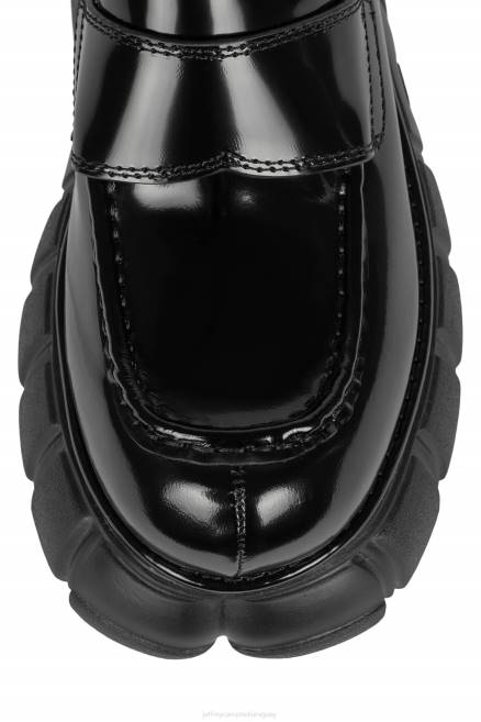 mujer empujón Jeffrey Campbell F6JX1253 bomba de plataforma caja negra