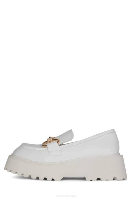 mujer escolarizado Jeffrey Campbell F6JX1242 bomba de plataforma caja blanca