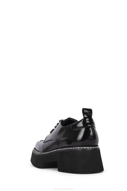 mujer libro Jeffrey Campbell F6JX1262 bomba de plataforma caja negra