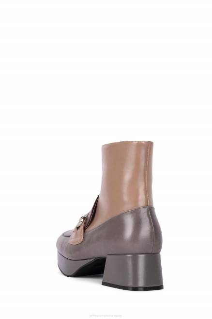 mujer prepster Jeffrey Campbell F6JX1256 bomba de plataforma marrón gris pardo